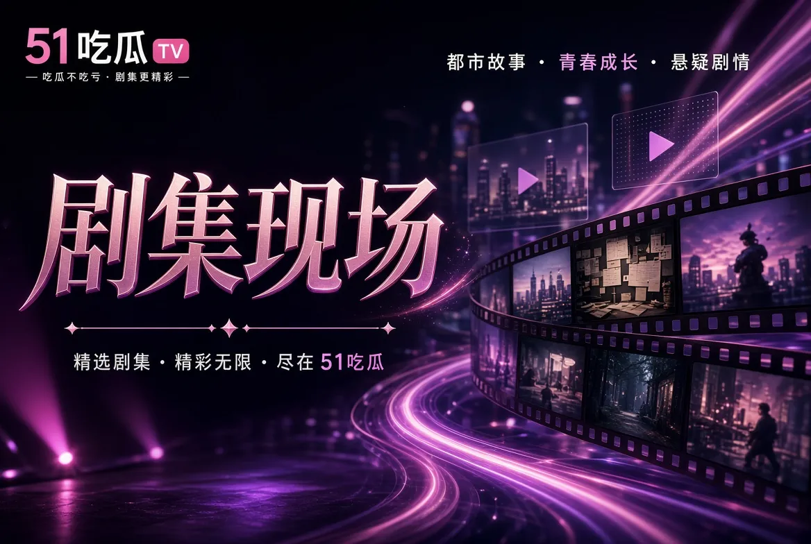 影视看点与剧集类型专题视觉